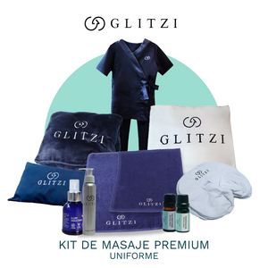 Kit Masaje Premium Glitzi - Uniforme *ENTREGA OFICINA*