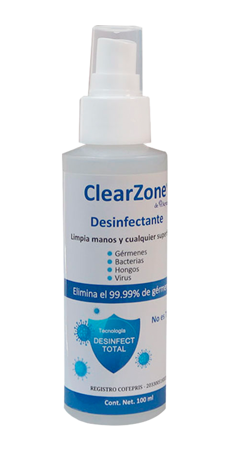 Sanitizante  ClearZone 100ml *ENTREGA OFICINA*